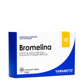 Yamamoto Nutrition Bromelain supplement box, 1000 mg, contains 30 tablets for digestive health and inflammation support.